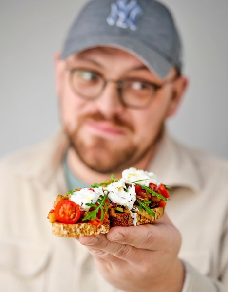 Visuel HD tartine ratatouille et burrata