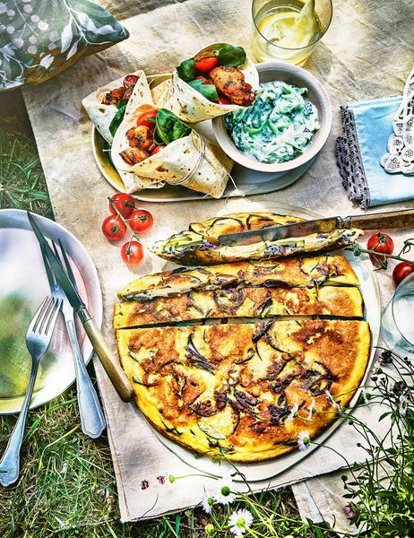 wrap-poulet-marine-frittata-courgette