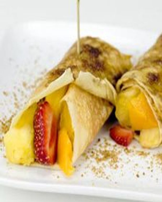 Crepes Au Chocolat Et Aux Fruits Exotiques Pour 8 Personnes