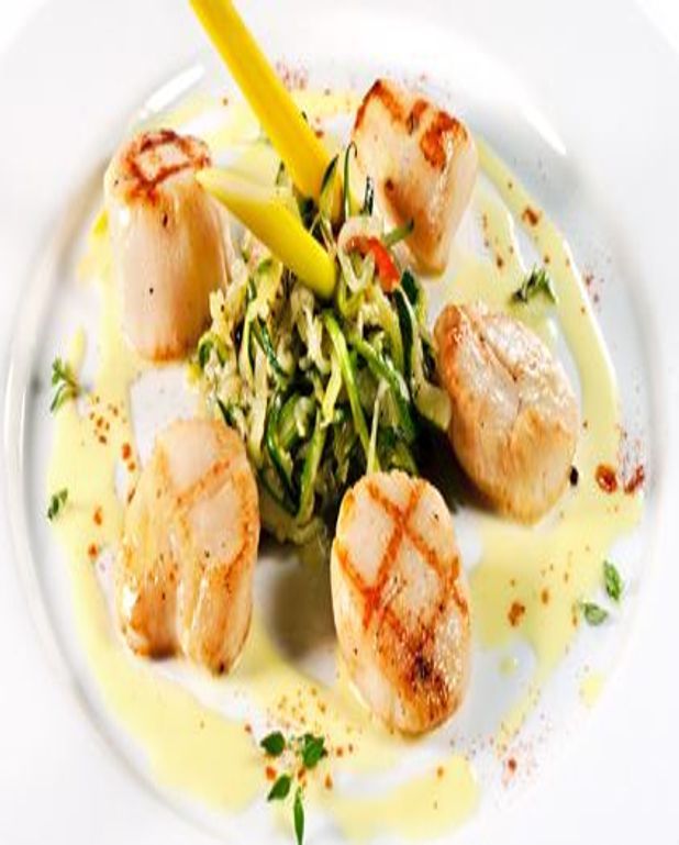 Coquilles SaintJacques au Noilly Prat pour 4 personnes Recettes Elle