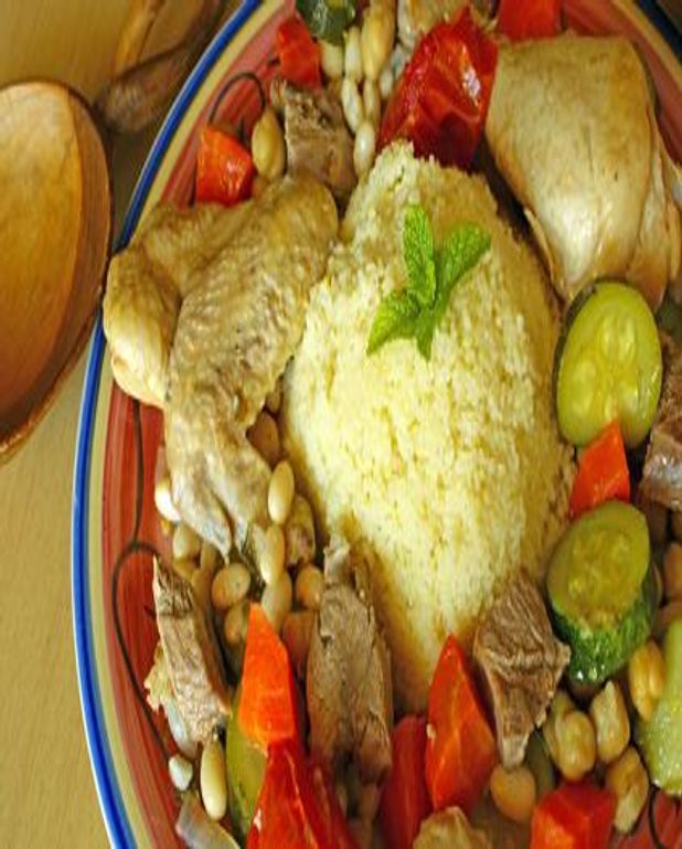 Couscous mouton et poule pour 7 personnes Recettes Elle à Table
