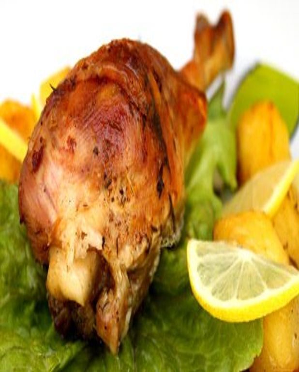 Cuisse De Dinde Laquee A La Peche Carottes Et Semoule Pour 4