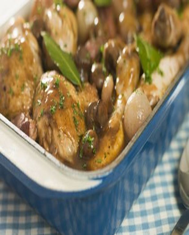 Foies de poulet aux champignons pour 4 personnes Recettes Elle à Table