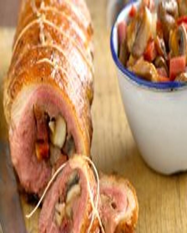 Magret De Canard Farci Champignons Jambon