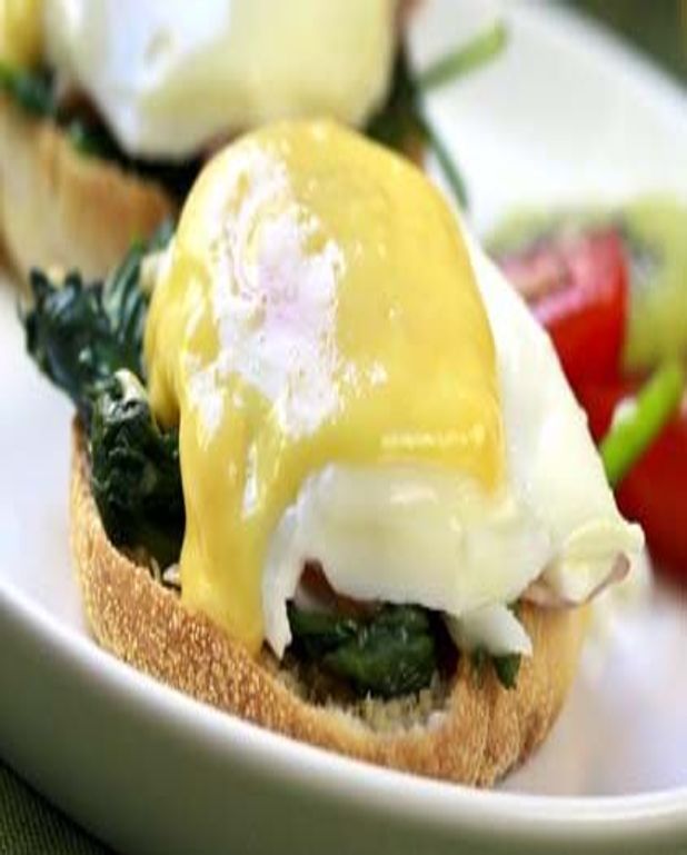 Oeuf Benedictine Sur Pain Brioche Et Epinards Pour 6 Personnes