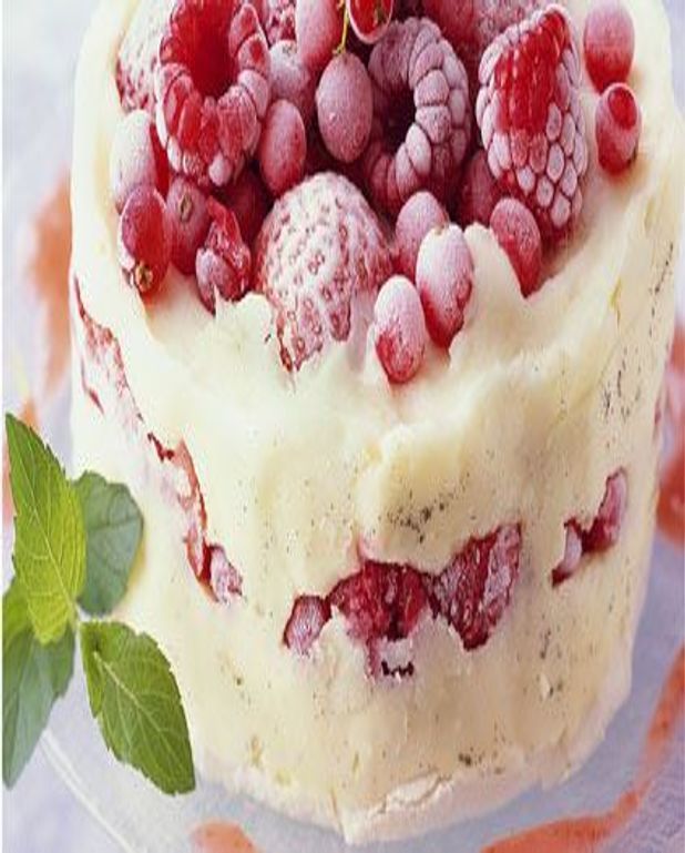 Vacherin Glace Aux Fruits Rouges Pour 6 Personnes Recettes Elle A Table