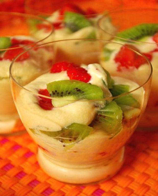 Tiramisu Fraises Kiwis Pour 4 Personnes Recettes Elle A Table