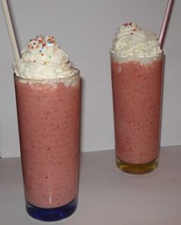 Smoothie gourmand aux fruits rouges