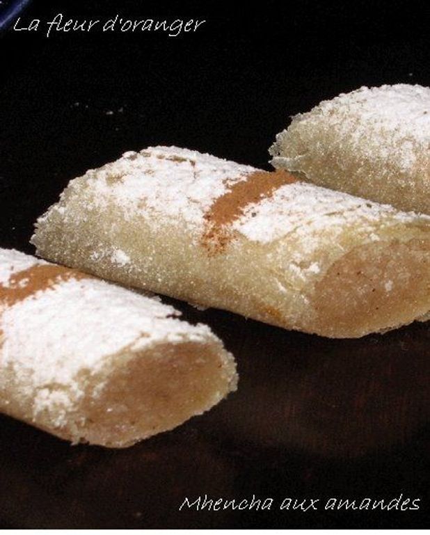 Cigares marocains aux amandes