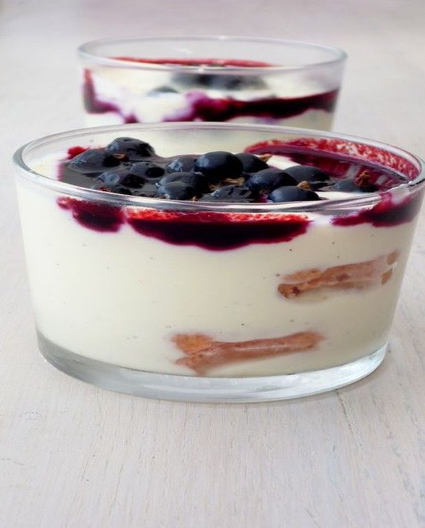 Tiramisu Cassis Vanille Et Tofu Pour 2 Personnes Recettes Elle
