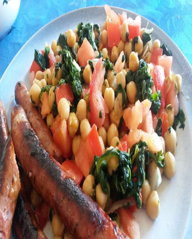 Salade chaude de pois chiche pour 1 personne - Recettes Salade chaude de pois chiche pour 1 personne - Recettes
