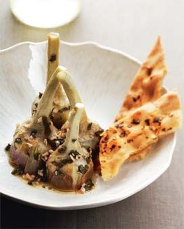 Artichauts A La Romaine Pour 6 Personnes Recettes Elle A Table
