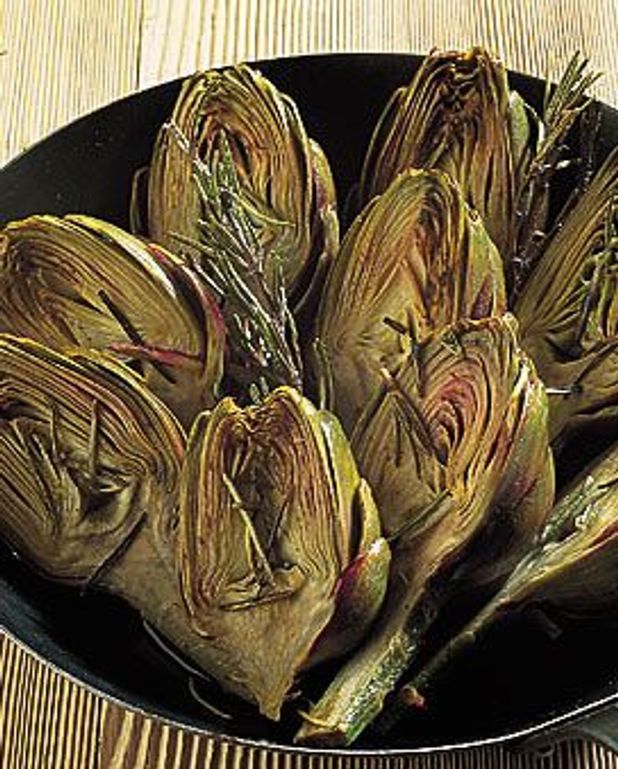 Artichauts Au Romarin Pour 4 Personnes Recettes Elle A Table