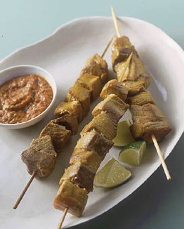 Brochettes De Thon Rouge Sauce Satay Pour 4 Personnes Recettes
