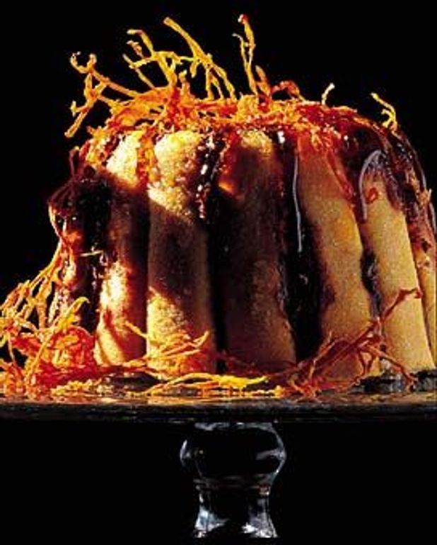 Charlotte halloween au dégoulis de caramel pour 4 personnes Recettes