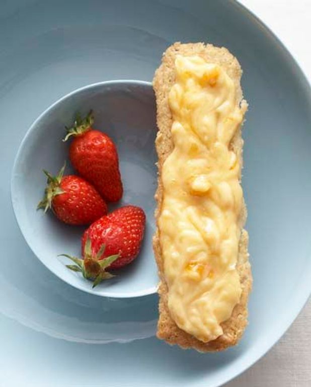 Chutes De Pate Sablee Citron Abricot Pour 1 Personne Recettes Elle A Table