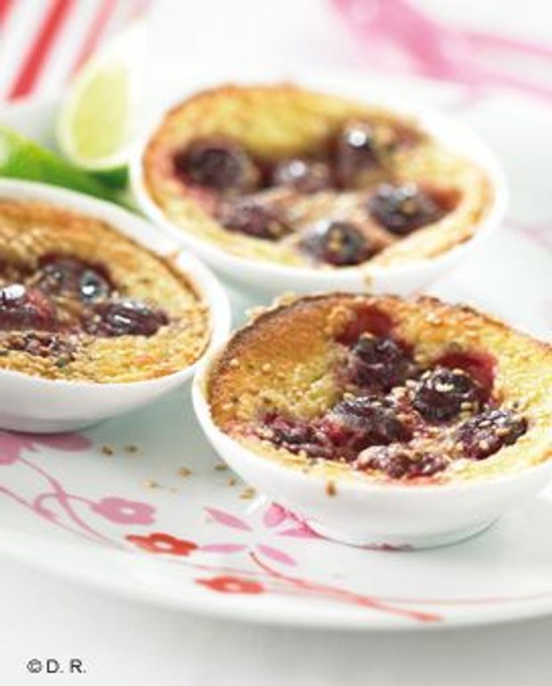 Clafoutis Metisse Aux Cerises De France Au Lait De Coco Et Zeste