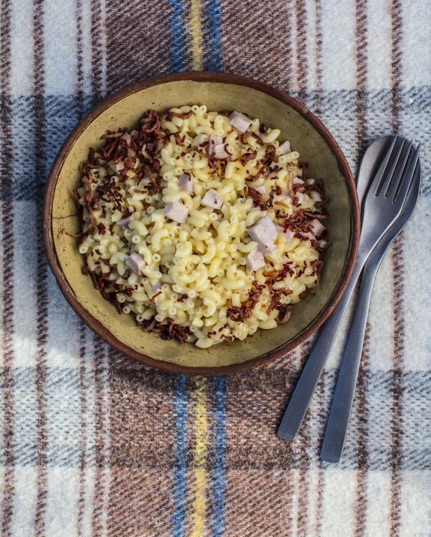 Coquillettes Gourmandes Au Jambon Blanc Et Jambon Roti Pour 4