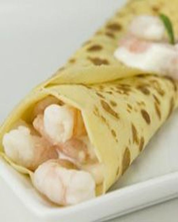 Crepes De Crevettes Vite Faites Pour 4 Personnes Recettes Elle A