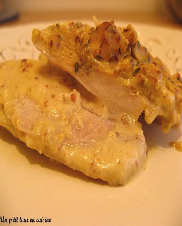 Escalope De Poulet A La Moutarde Pour 6 Personnes Recettes Elle