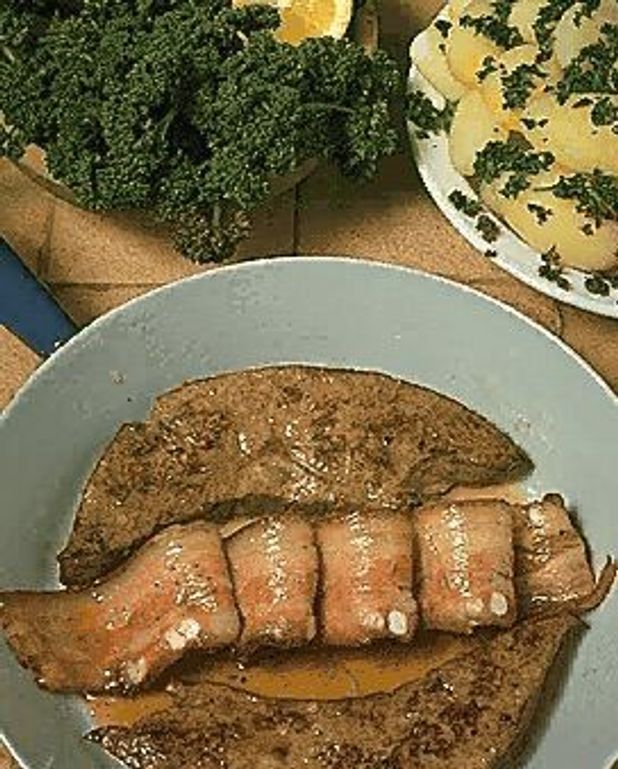 Foie de veau au bacon pour 4 personnes - Recettes Elle à Table