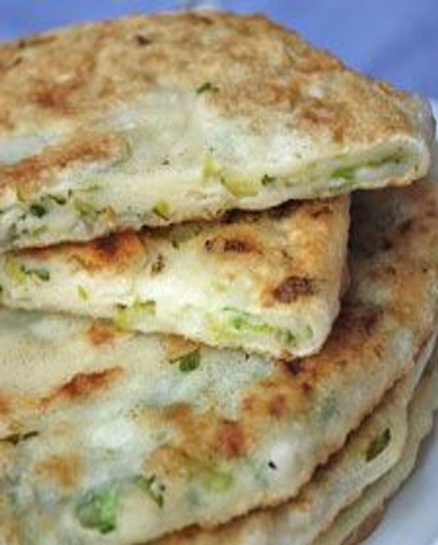 Galettes chinoises aux oignons verts