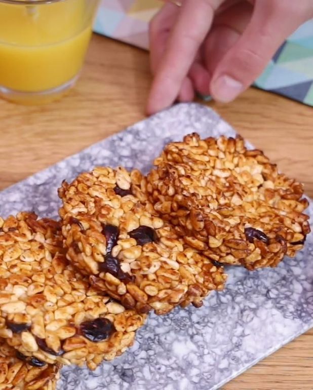 Galettes De Riz Soufflé Coco Cranberries