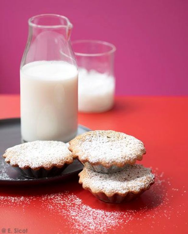 Gateau Aux Amandes Et Lait D Amande Glace Pour 5 Personnes Recettes Elle A Table