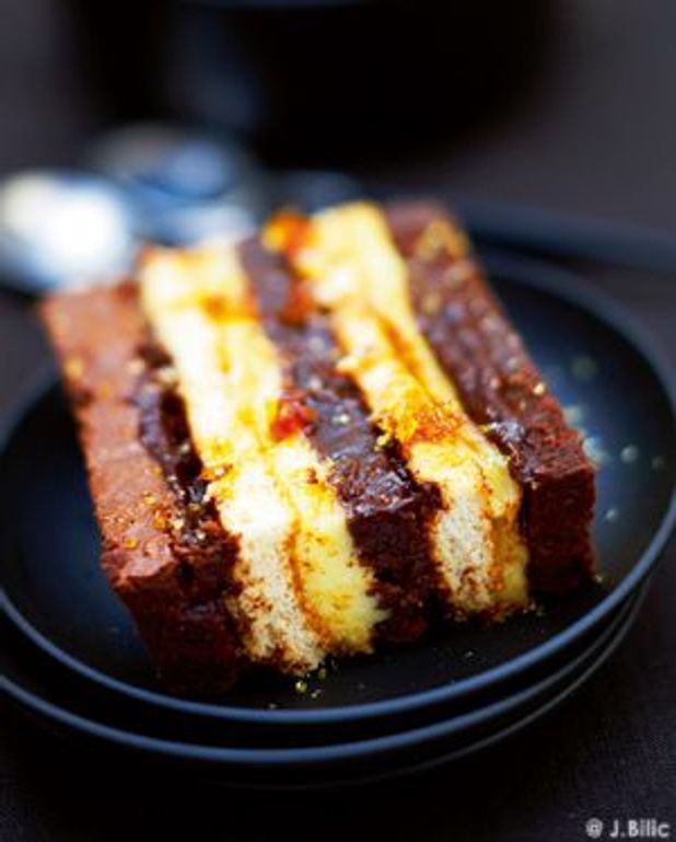Gâteau chocolat-crème de marrons pour 6 personnes - Recettes Elle à Table