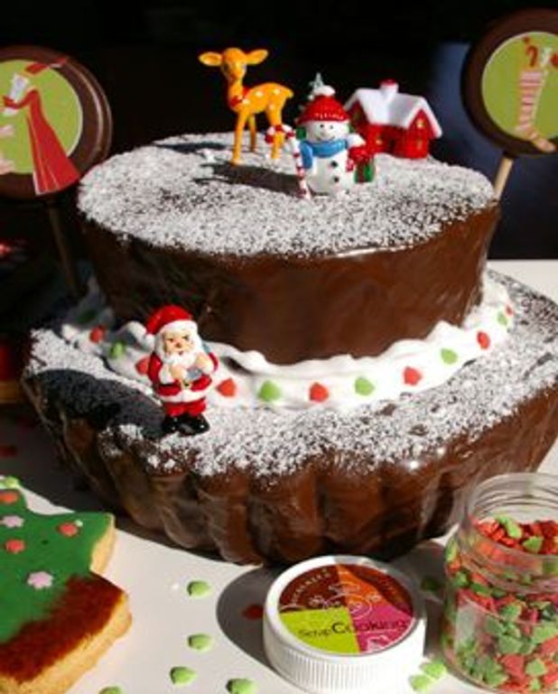 Le gâteau de Noël pour 6 personnes - Recettes Elle à Table