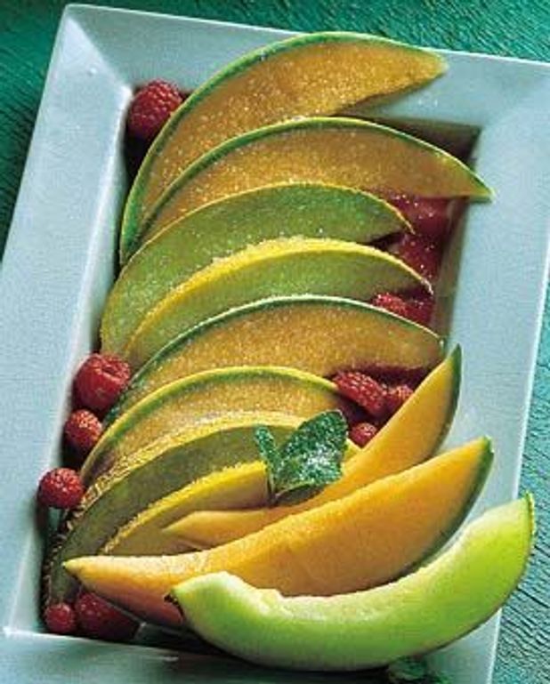 Mélimélo de melons sucrés pour 4 personnes Recettes Elle à Table