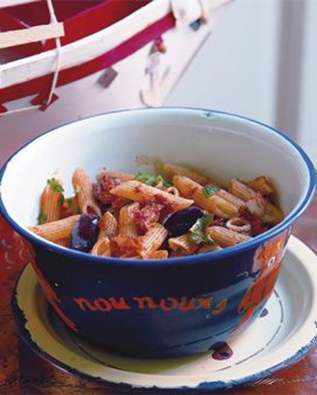 Pates Au Thon A La Tomate Et Aux Olives Pour 4 Personnes