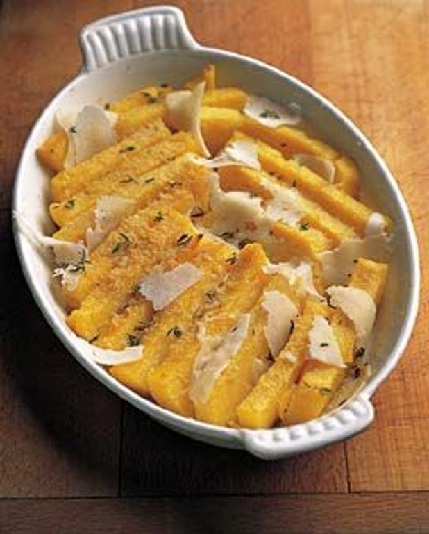 Polenta au pecorino pour 4 personnes Recettes Elle à Table