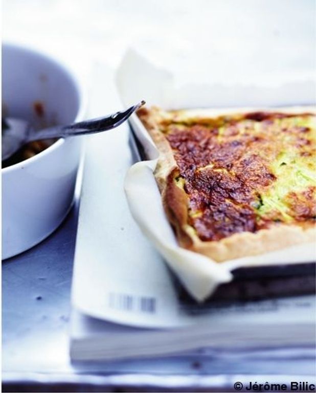 Quiche Jambon Courgette Pour 6 Personnes Recettes Elle A Table