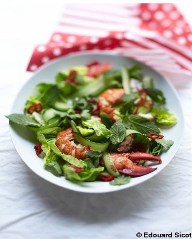 Salade De Homard A La Thaie Pour 2 Personnes Recettes Elle A Table