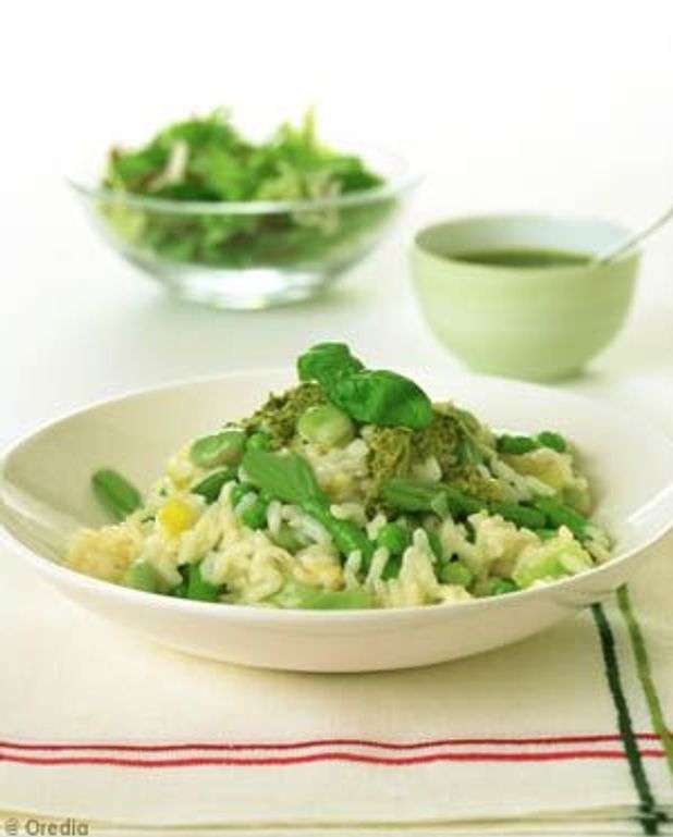 Salade De Printemps Au Riz Complet Pour 1 Personne Recettes Elle