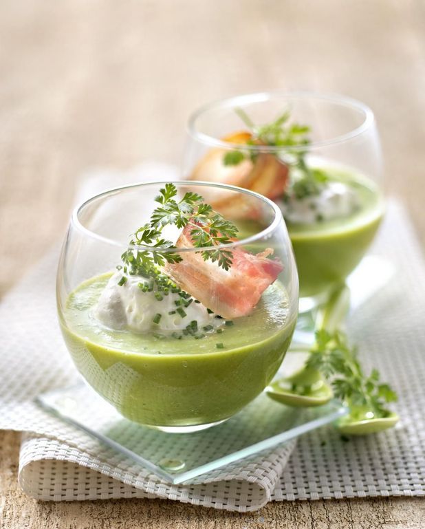Soupe Verte Froide Thermomix Pour 6 Personnes Recettes Elle A Table