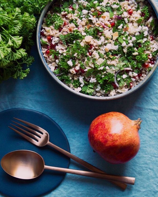 Taboule De Chou Fleur Feta Et Grenade Pour 4 Personnes Recettes