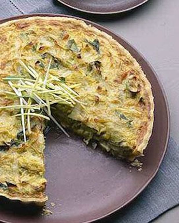 Tarte Aux Poireaux Et Comte Pour 4 Personnes Recettes Elle A Table