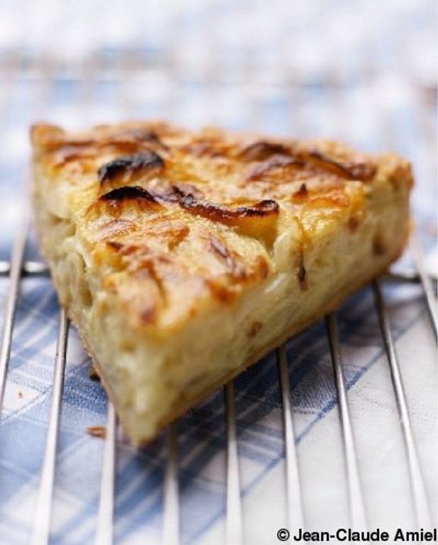 Tarte Feuilletee Aux Oignons Pour 6 Personnes Recettes Elle A Table