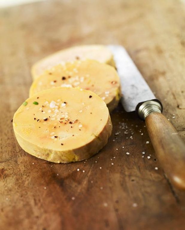 Tartine de foie gras et betteraves
