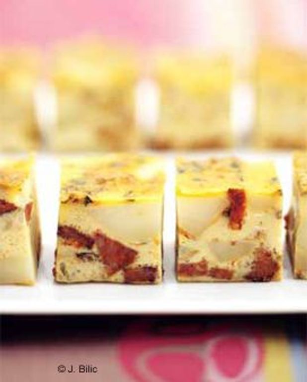 Tortilla Pommes De Terre Chorizo Pour 10 Personnes Recettes Elle