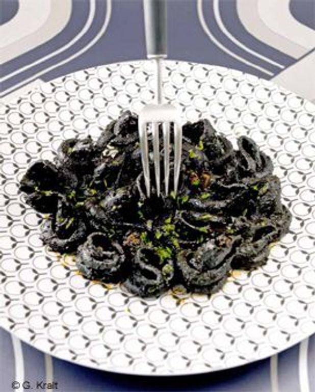 Trottolone à l'encre de seiche