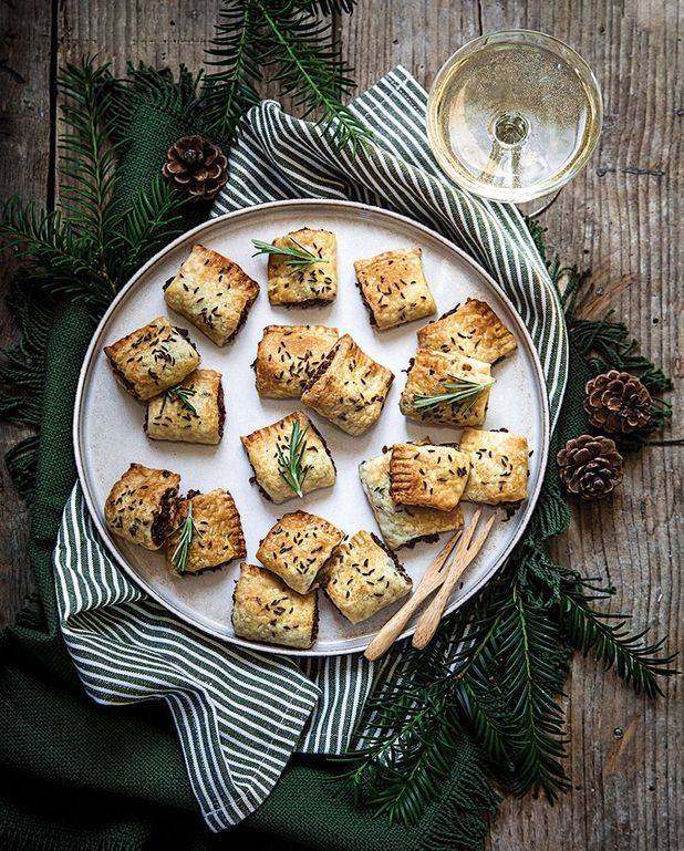 Christmas rolls vegan au tofu fumé