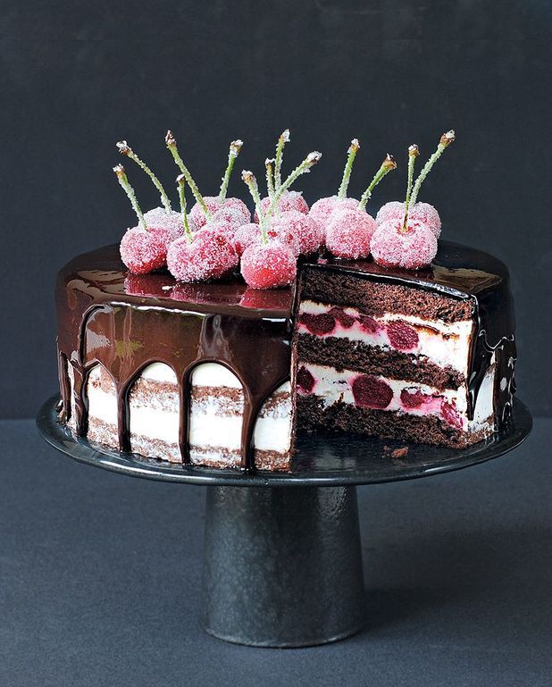 Foret Noire Aux Cerises Cristallisees Pour 8 Personnes Recettes Elle