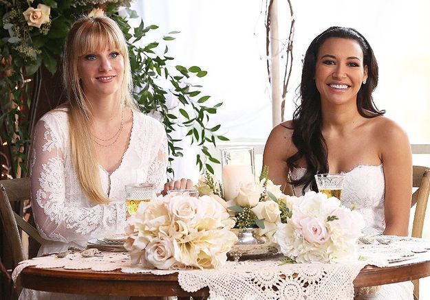 Glee : Brittany et Santana se marient