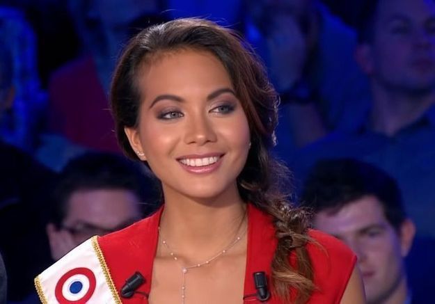 Miss Guadeloupe Clemence Botino is announced as Miss 