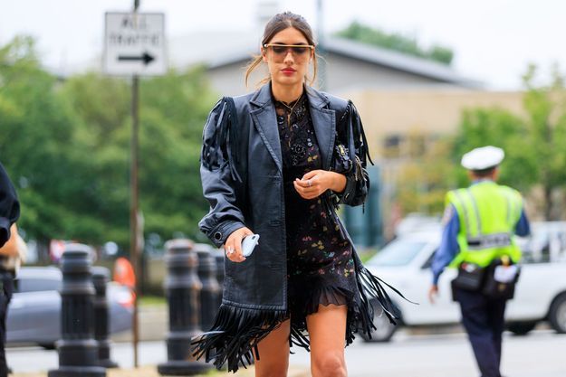 Une veste à franges