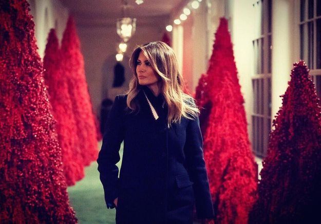 Melania Trump est une nouvelle fois la risée du web à cause de la décoration de Noël de la Maison Blanche