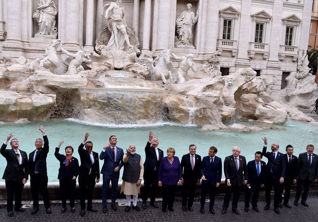 Dirigeants du G20 devant la fontaine de Trevi : décryptage 